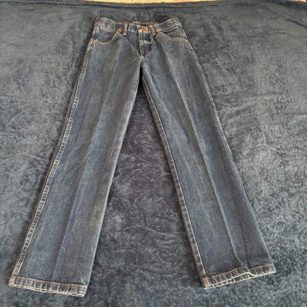 Wrangler junior cowboy cut straight leg jeans sze 12